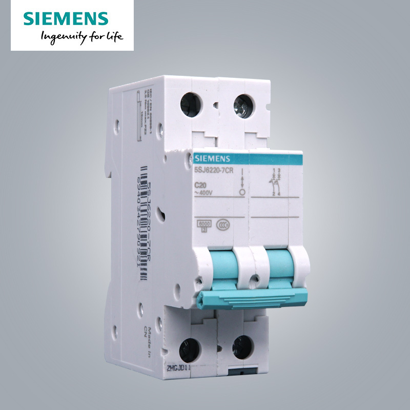 西门子(SIEMENS) 空气开关2P双进双出 20A标准型断路器5SJ62207CR