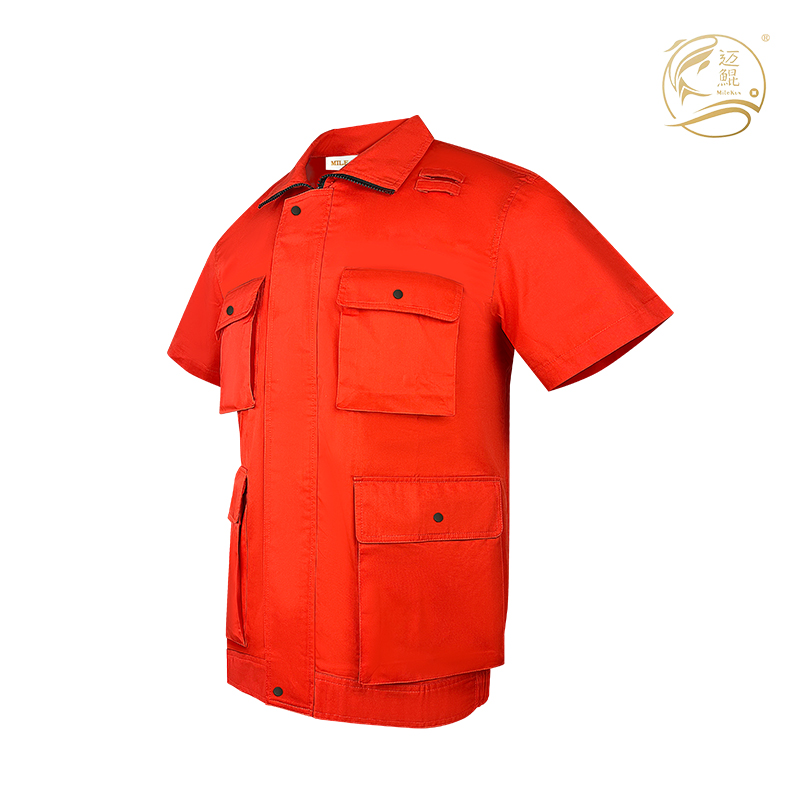 迈鲲 夏季短袖工作服上衣C-045高清大图