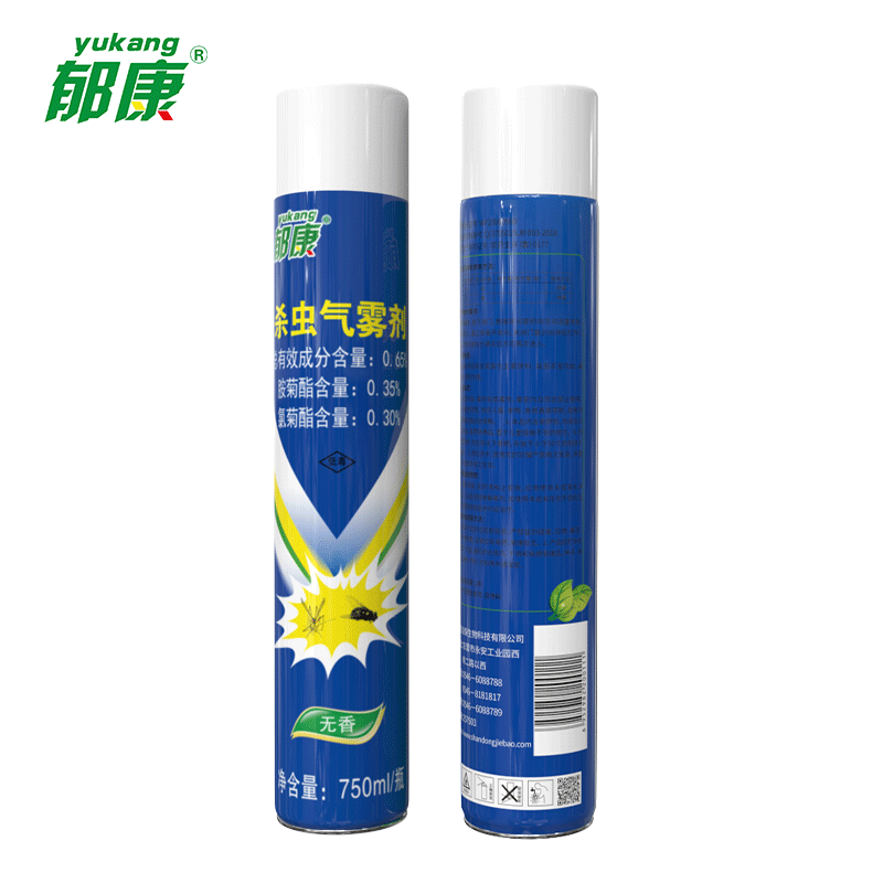 郁康 杀虫气雾剂 750mlx24瓶 箱高清大图