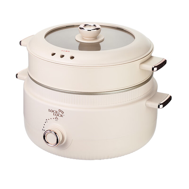 乐扣/小家电电火锅(多用锅)白色1400W高清大图