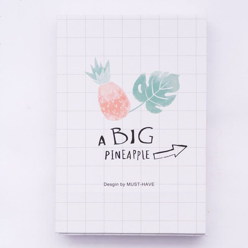 日系可爱少女收纳整理桌面化妆镜加厚化妆品收纳盒单面镜折叠镜子 白色 单个菠萝图片