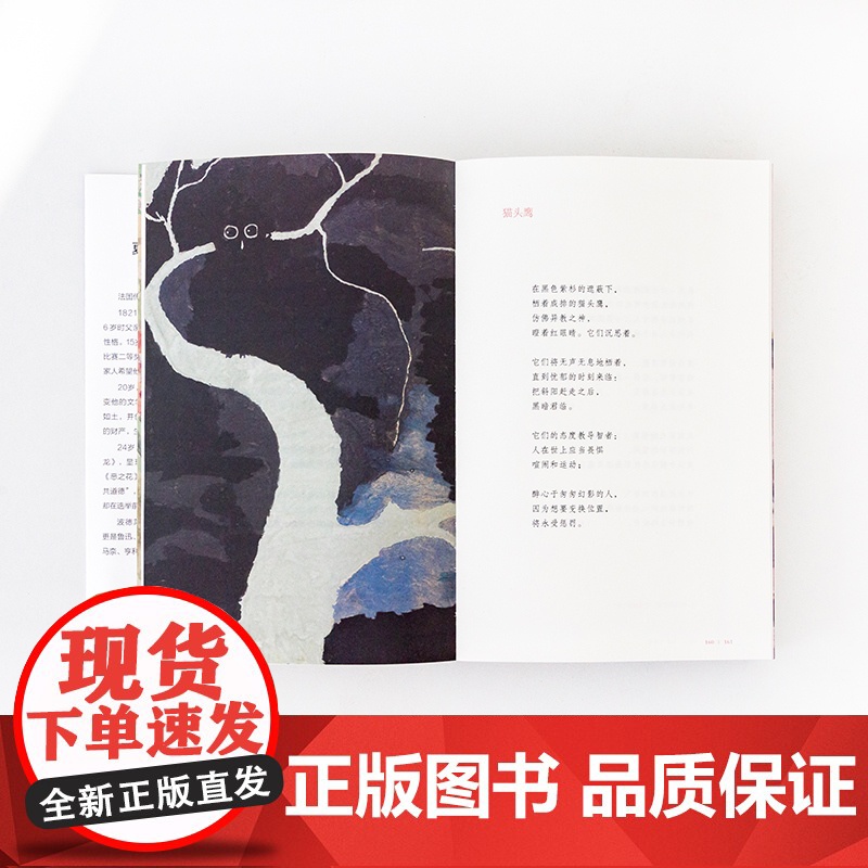 恶之花 夏尔波德莱尔著 全新插图珍藏版 161首诗歌完整收录 新增81幅同时代名画高清大图