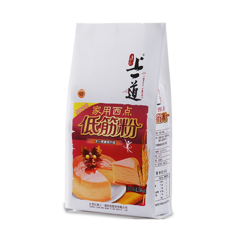 上一道 家用西点低筋粉 烘焙原料 1500g 家庭DIY 含膳食纤维 蛋糕粉
