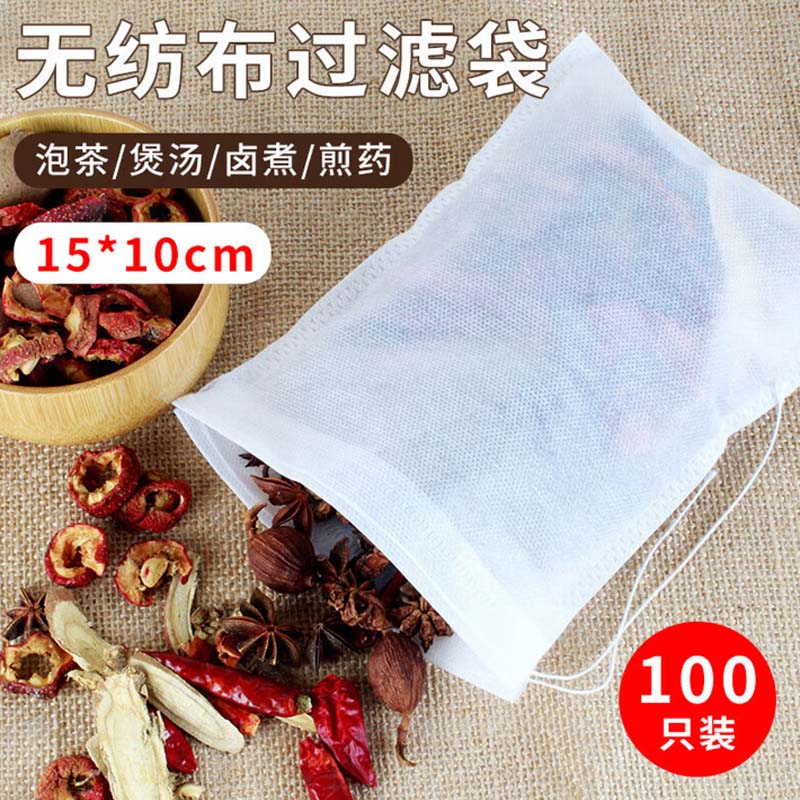 过滤袋 无纺布10*15CM 100只高清大图