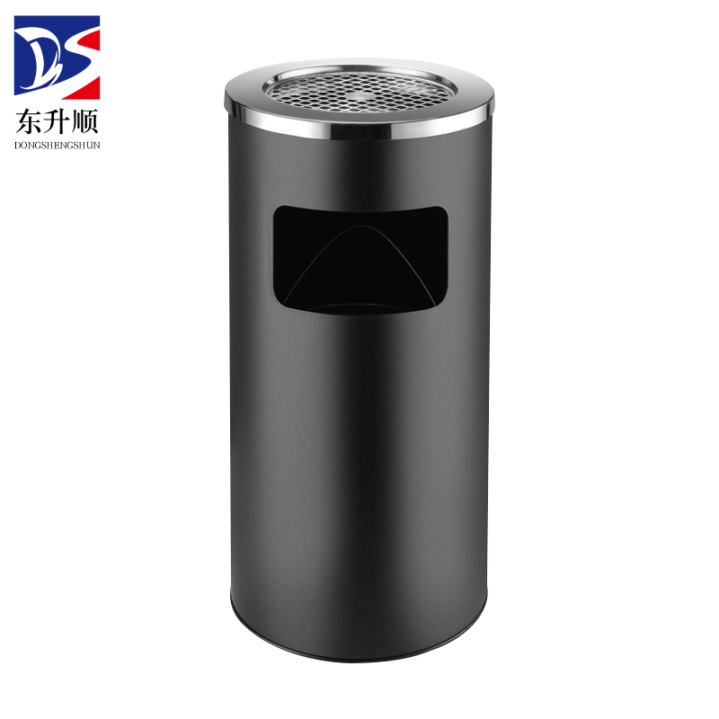 阿拉贡不锈钢酒店大堂垃圾桶烟蒂柱灭烟桶带烟灰缸室外吸烟区电梯口
