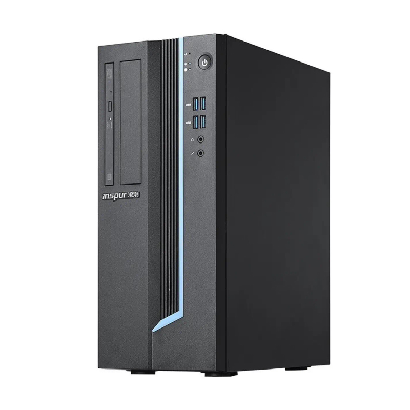 浪潮 商用台式机主机 英政CE520F D2000/8GB/256GB SSD/1G独显/200W 麒麟系统V10正式版