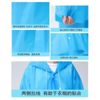羚翎 LL-Y03 均码 EVA连体式一次性 雨衣 (计价单位:件) 蓝色