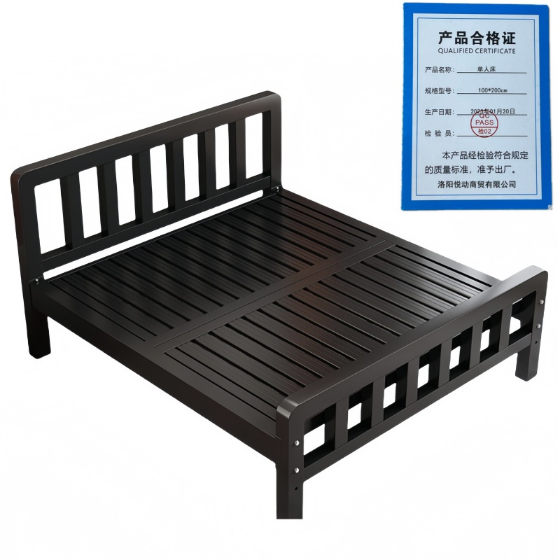 悦兴诚单人床100*200cm张高清大图