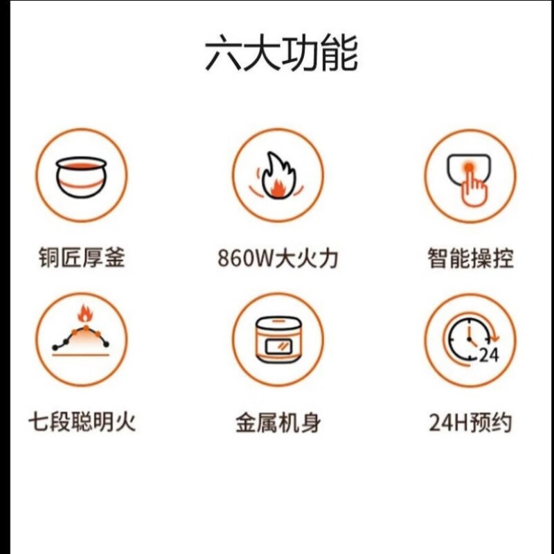 九阳智能饭煲F50FZ-F561 WH高清大图