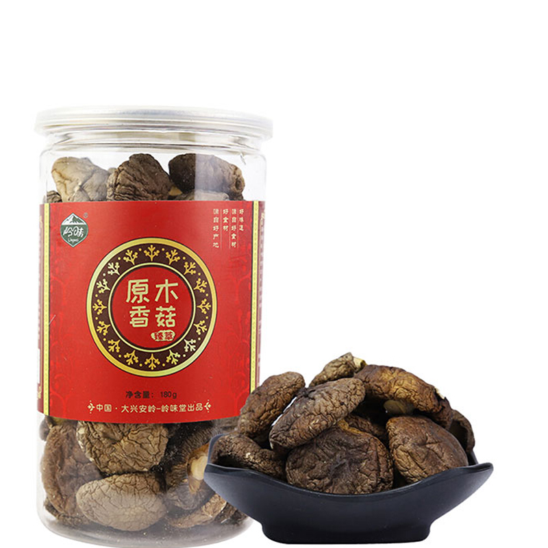 岭味 山珍干货 原木香菇180g