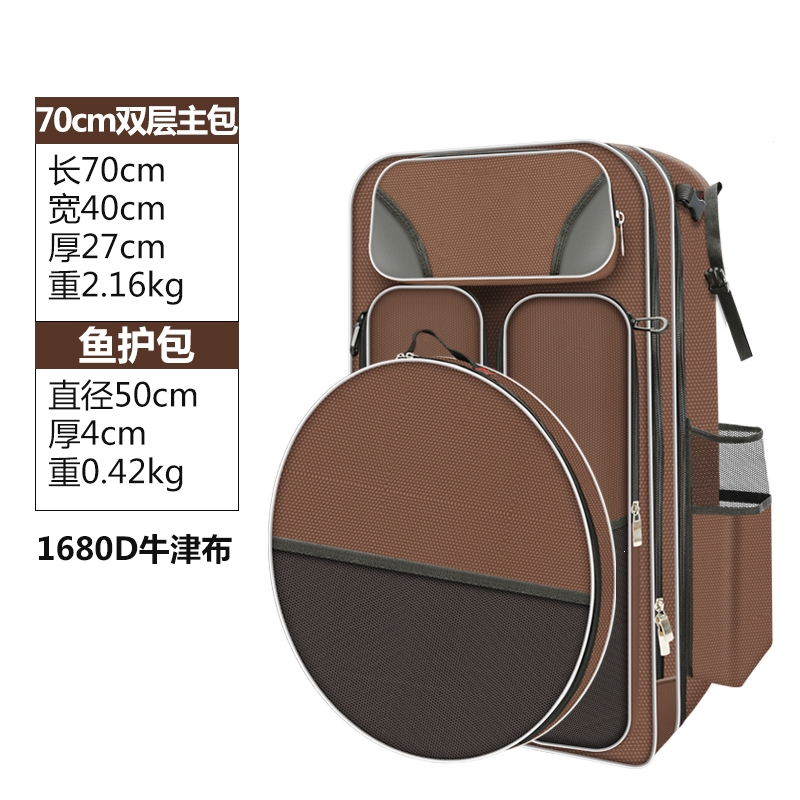 渔具包鱼竿包多功能钓鱼包双肩背包钓椅包加厚鱼包收纳防水鱼具包视频