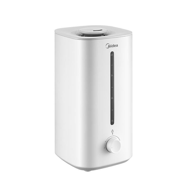 美的(Midea) 加湿器卧室大容量家用办公室桌面婴儿低噪喷雾迷你空调雾化加湿伴侣银离子材质 升级轻音 SC-3G40S
