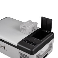 C15两用-锂电冰虎15L压缩机车载冰箱制冷12v220V车家两用小容量智能手机控温锂电续航冷冻冷藏轿车货车小型冰箱