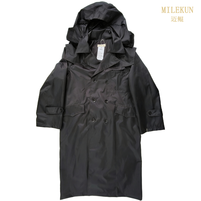 迈鯛MileKun长款雨衣TL260880 黑色 MKTLYY26A-0880