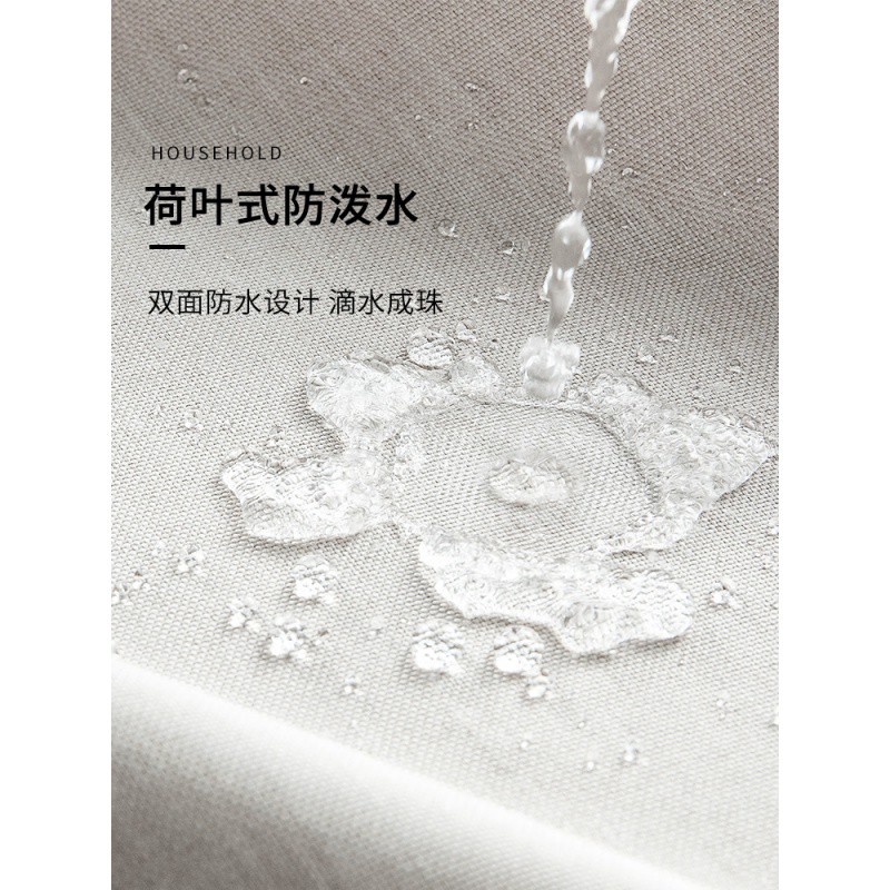 罗马孔浴帘套装免打孔卫生间窗帘帘洗澡防水布加厚北欧磁性 三维工匠 单帘-米色 宽120cm*高200cm