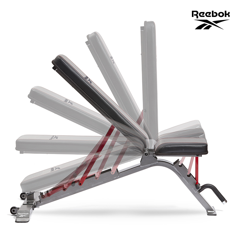 [锐步年度新款]REEBOK锐步仰卧起坐健身器材仰卧板通用健身房腹肌健身器材 哑铃凳RBBE-10222