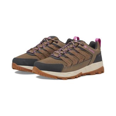 哥伦比亚(Columbia)哥伦比亚防水透气登山鞋女款轻便户外徒步鞋Co 39 Wet_Sand/Berry_Patch