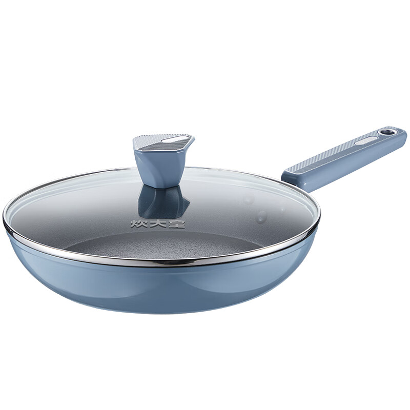 炊大皇 平底锅不粘锅易洁多功能早餐煎锅28cm 电磁炉通用 谷里GL28JG(规格:个)高清大图