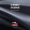 黑色套装[单层+反光条] XL(身高175CM左右) 雨衣雨裤套装电动摩托车专用防水雨衣防暴雨全身成男女款干活雨衣