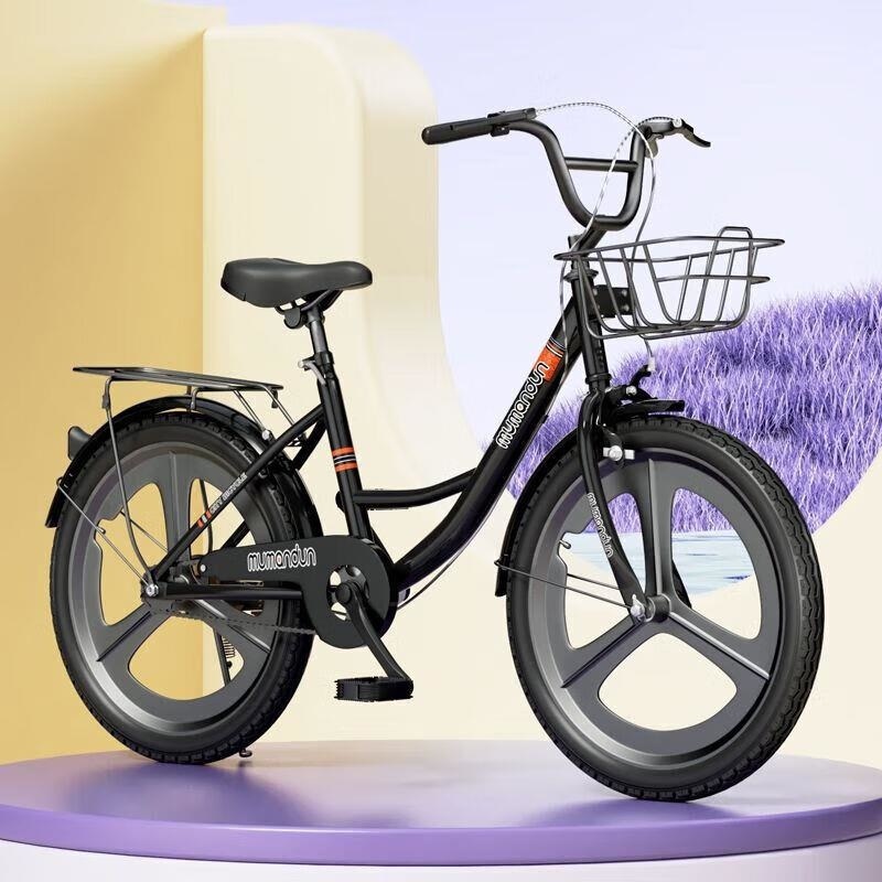 轻便女式成人自行车22寸26寸适合9岁16岁学生男女童高清大图