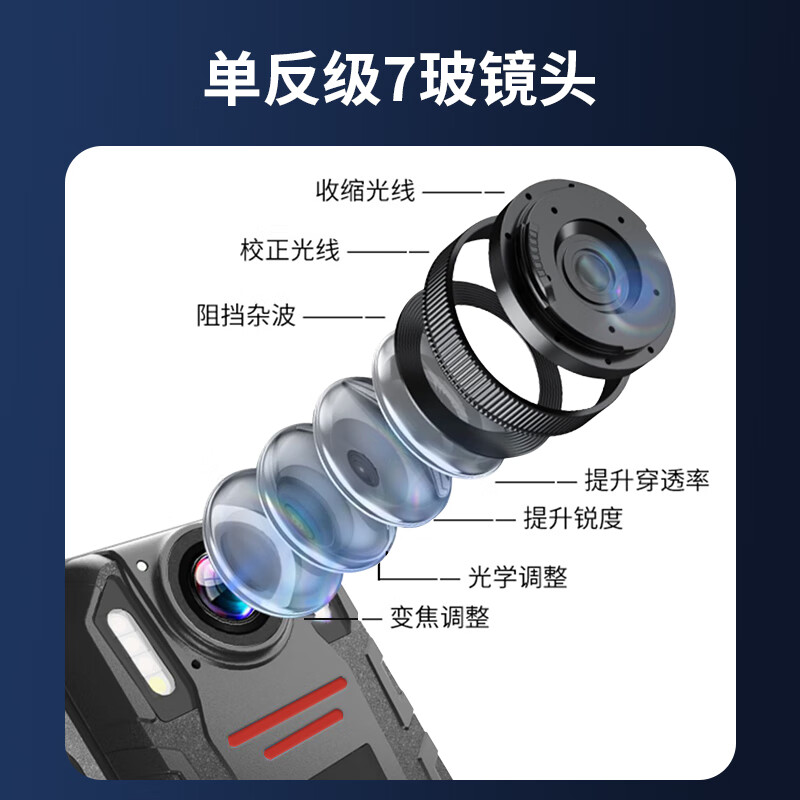 影卫达(YWD)DSJ-F5执法记录仪20小时续航4800万高清红外夜视[64G]高清大图