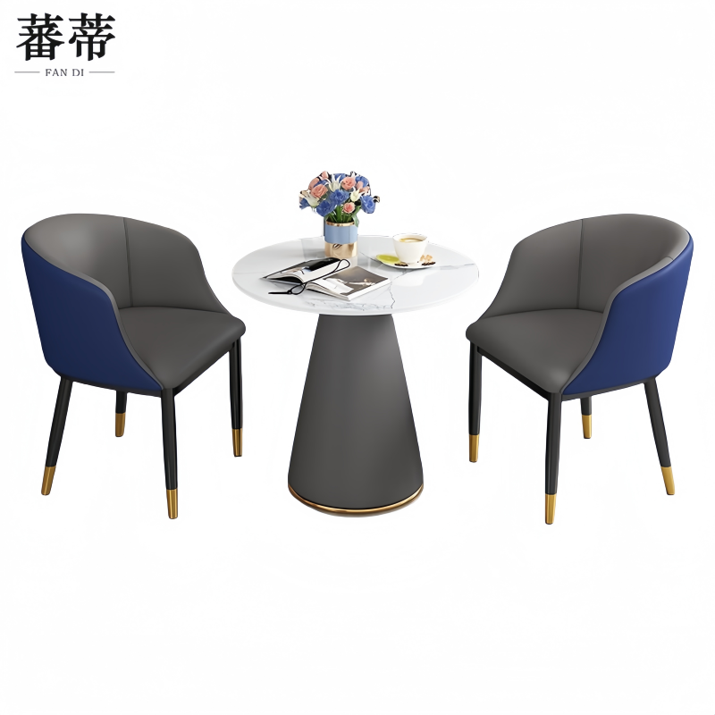 蕃蒂洽谈桌 一桌二椅套