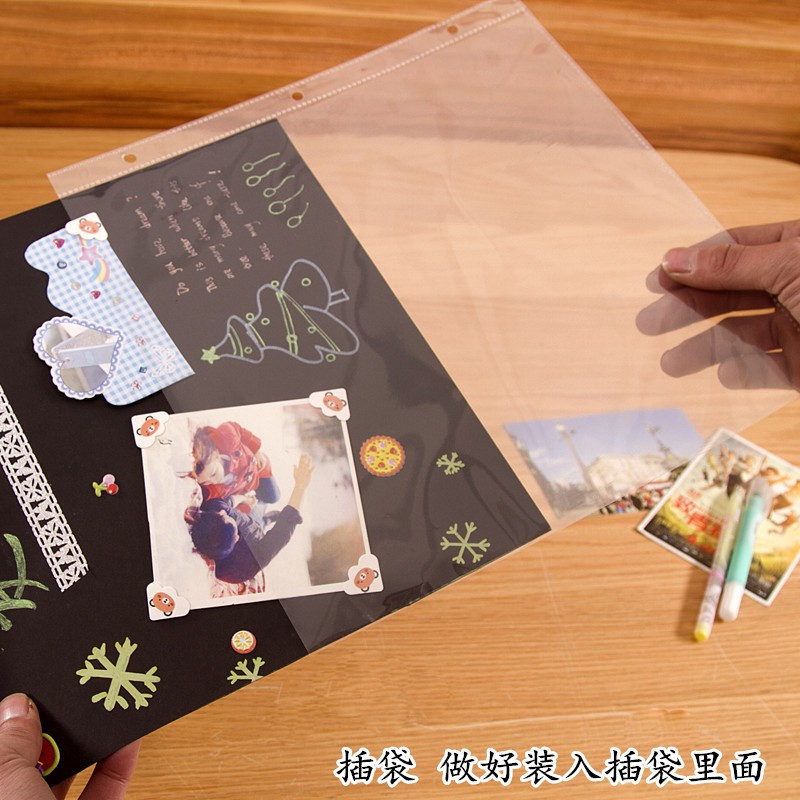 相册diy手工创意情侣浪漫相册本粘贴式影集纪念册照片定制 三维工匠 16寸[幸福脚丫]送礼包 [30页60面]送防水插袋
