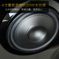 山水(SANSUI) S300台式笔记本电脑音响2.0书架对箱多媒体音响蓝牙USB音响 蓝牙U版