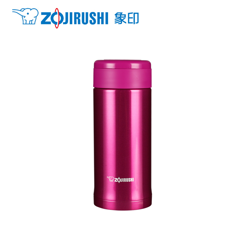 象印(ZO JIRUSHI) 保温杯SM-ASE35-PC 真空商务男女士车载情侣杯不锈钢学生水杯子360ml