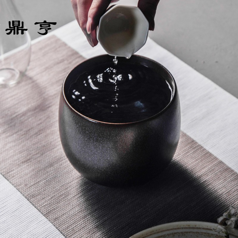 鼎亨 景德镇纯手工日式茶洗 废水篓 行者 钵盂 杯洗建水渣斗