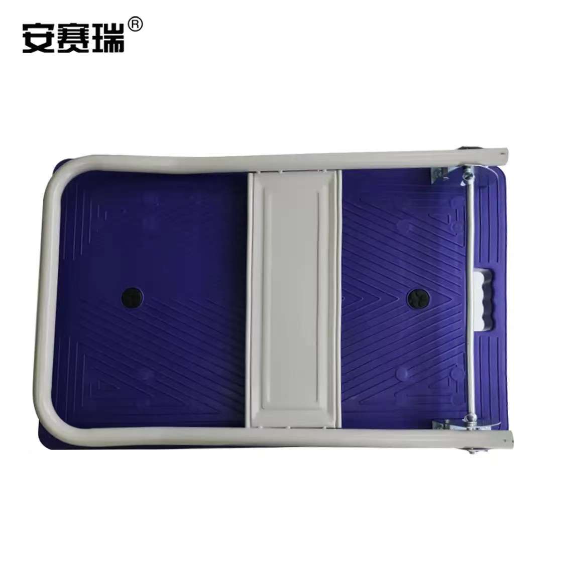 安赛瑞 12602 可折叠式 平板小推车(载重300kg)90*60cm(单位:个)蓝色高清大图