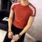 SUNTEK潮男时尚男装韩版修身圆领白色网红衣服半袖青年打底衫短袖t恤男T恤 1702白色+D41白色 2XL