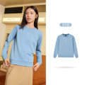 361°运动卫衣女春秋季新款套头卫衣常规舒适上衣 S 豆灰蓝