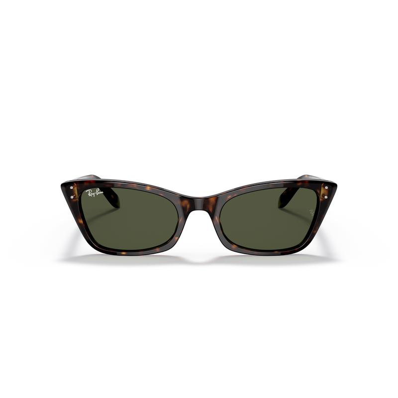 RayBan绿镜复古猫眼女士太阳镜年代经典透明框潮牌优雅绿鏡高清大图