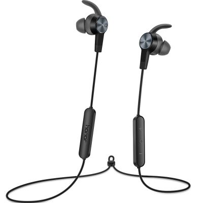 华为(HUAWEI) 荣耀运动蓝牙耳机 xSport AM61跑步磁吸防水无线入耳式立体声(幻夜黑)适用于华为荣耀手机