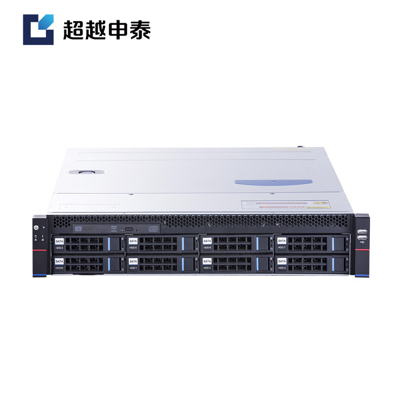 超越申泰飞龙RM5000-F服务器(FT-2000+/64/64G/512G SSD*2+10T SATA*6/2G/四