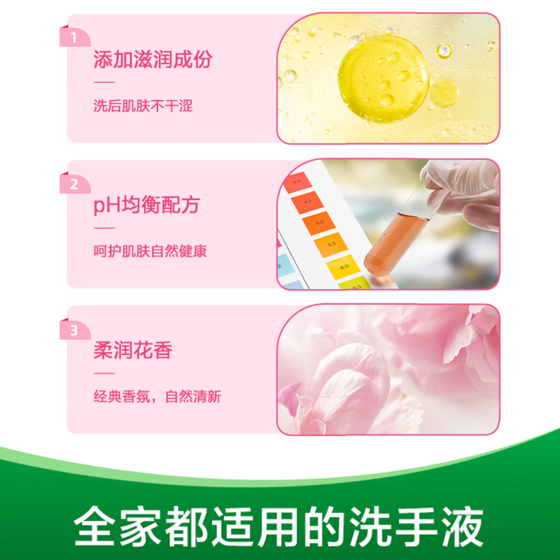 滴露洗手液滋润倍护250g高清大图