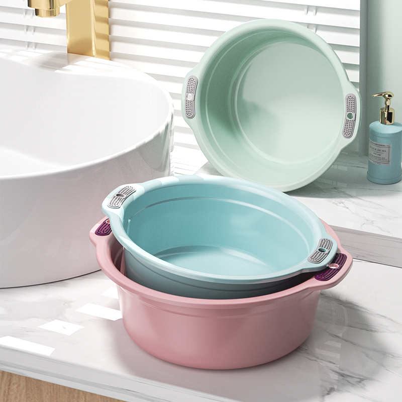 汉世刘家hanshiliujia家用脸盆塑料盆洗脸盆洗衣盆大号加厚婴儿学生