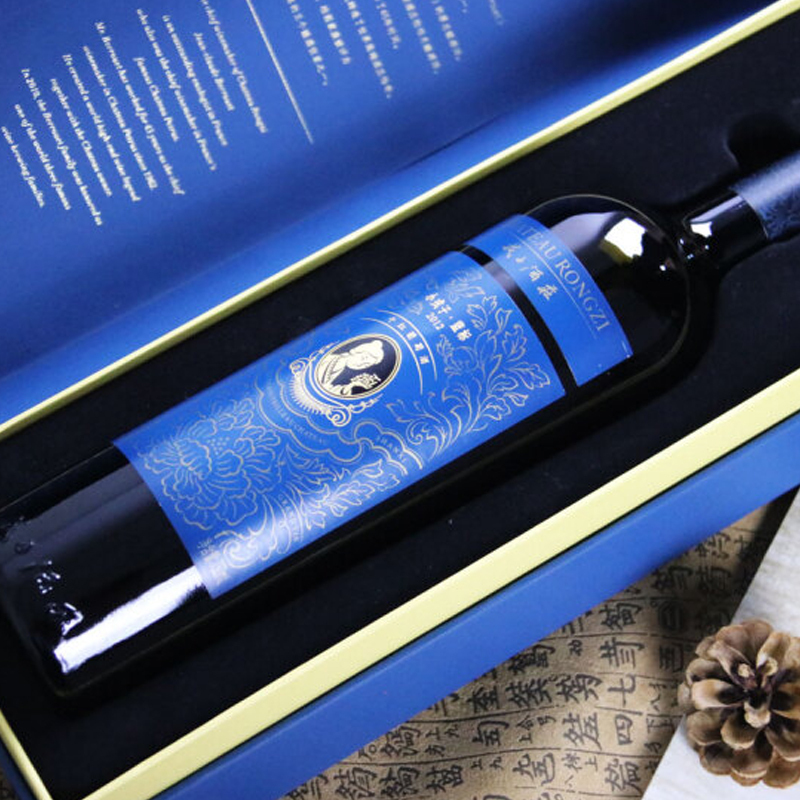 戎子酒庄 小戎子系列蓝标干红葡萄酒 1支装 750ML 礼盒装