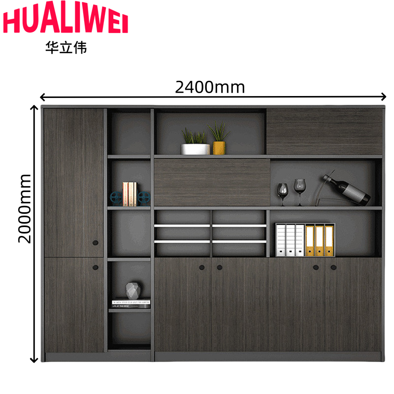华立伟书柜资料柜3.2米台高清大图