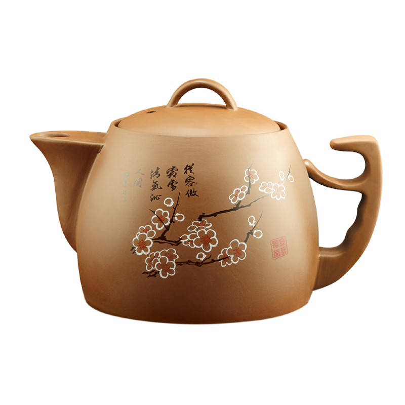 麦饭石紫砂壶电药壶养生壶煎药壶煤气专用壶身明火 3l梅园壶身
