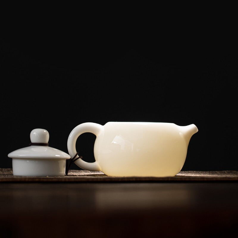 苏氏陶瓷/SUSHI CERAMICS J0337-1 茶具套装德化白瓷一壶两杯功夫茶杯礼盒装 (单位:盒)高清大图