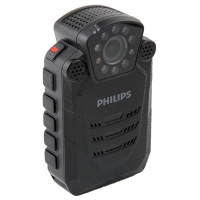 飞利浦(PHILIPS)VTR8200 便携音视频执法记录仪 1296P高清摄像机 录音笔 拍照 激光定位