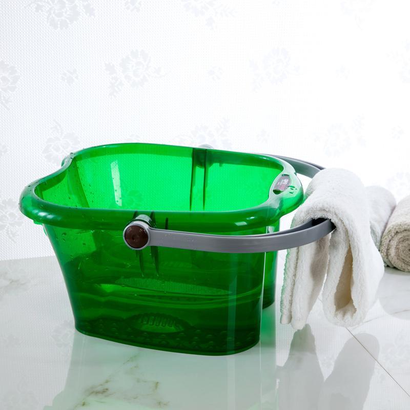 加厚塑料泡脚桶带按摩脚盆加高足浴桶洗脚盆泡脚盆洗脚桶