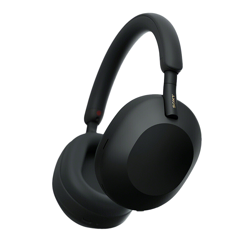 索尼(SONY) WH-1000XM5头戴式无线蓝牙降噪耳机 AI智能降噪 触控清晰免提通话耳麦 黑色