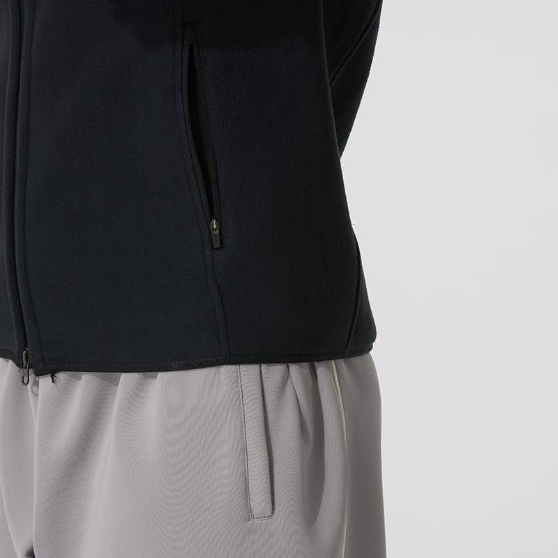 安德玛（Under Armour）男装外套新款运动服舒适抓绒服潮流时尚摇粒绒夹克1389308-001 ZP高清大图