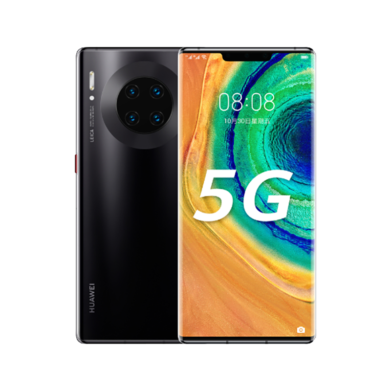 [二手95新]华为Mate30E Pro 5G 亮黑色8G+256G安卓手机麒麟990E全面屏双卡拍照商务娱乐5G手机高清大图