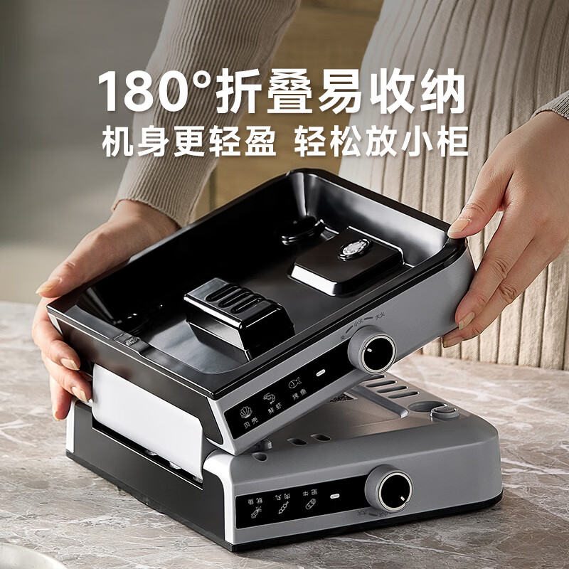 小熊(Bear)多功能锅 火锅专用锅分体式可拆洗家用蒸煮炖煎烤肉高清大图