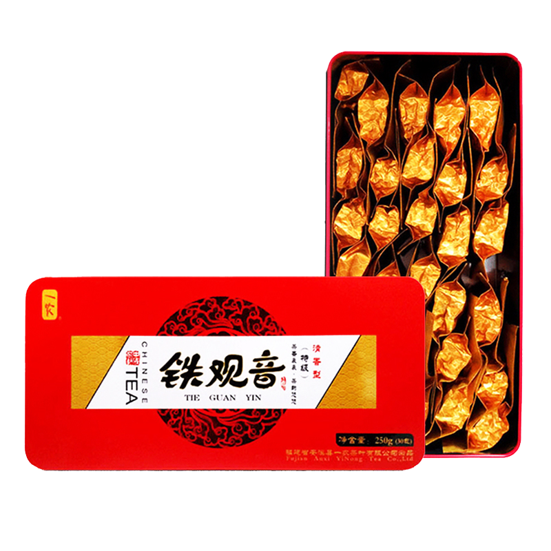 一农 特级清香型 铁观音250g 铁盒装 福建茗茶 茶叶 乌龙茶 浓香型