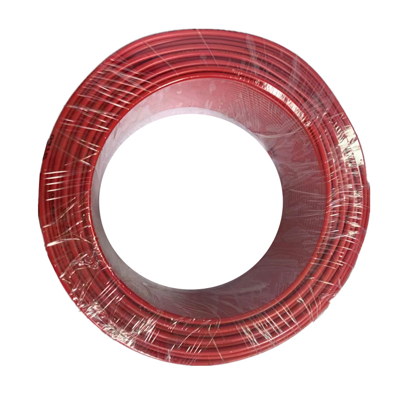 绵缆 铜芯聚氯乙烯绝缘电缆 BV-10红色450/750V 卷高清大图